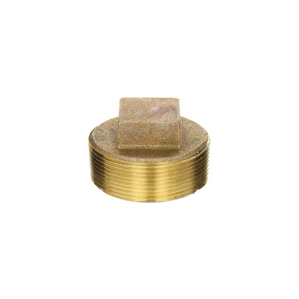 Thrifco Plumbing 1-1/4 Inch Brass Plug 5318095 - main